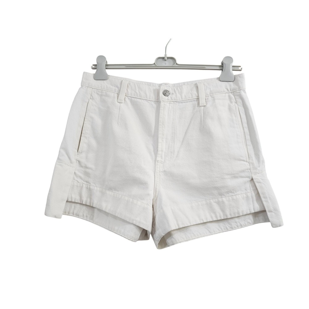 7 For All Mankind White Women’s Jean Shorts